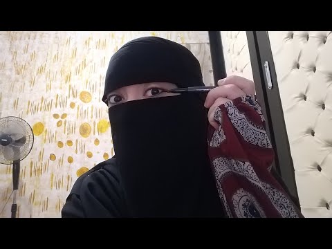 أسهل طريقة لرسم العيون من تحت النقاب رنا السمان