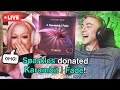 Donating Twitch streamers the amount they unknowingly chose...