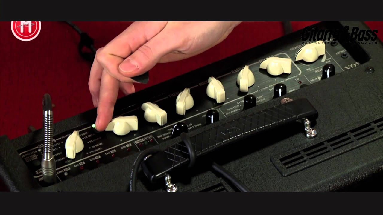 VOX Valvetronix VT20+ & VT40+ - YouTube