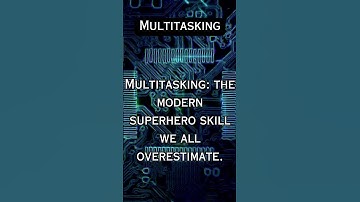 Multitasking is an Artform  #shortvideo #technology #advice