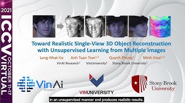Toward Realistic Single-View 3D Object Reconstruction w. Unsupervised Learning from Multiple Images