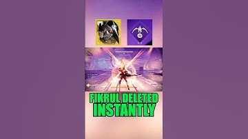 Hunter Instantly DESTROYING Fikrul Kell