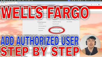 ✅ Hoe u een geautoriseerde gebruiker toevoegt aan Wells Fargo Online Banking🔴
