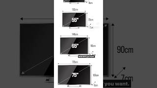 Tv size guide #interiordesign #interior-shorts #interiordesigner #shortsfeed #youtubeshorts #short
