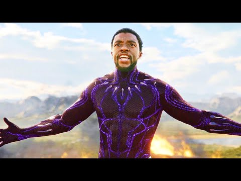 ⚫ Черная Пантера - Самые Крутые Сцены с Тчаллой 👊!