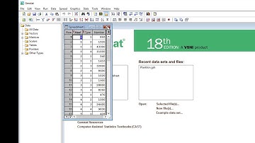 1.1 The Genstat interface