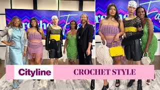 4 crocheted 70s-inspired outfits with a modern twist