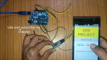 Arduino Bluetooth Android - LED Controller project