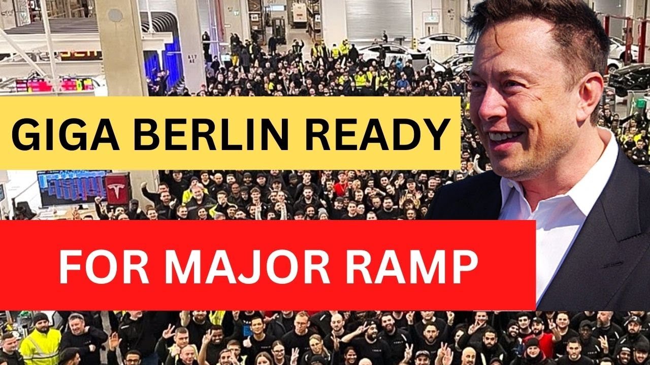 TESLA Giga Berlin Accelerating Towards the Finish Line With New Ramp