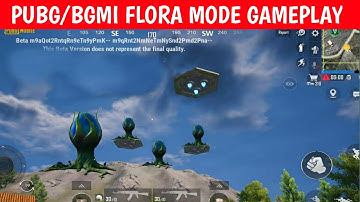 pubg flora mode gameplay | pubg 1.6 beta update | bgmi flora menance mode gameplay | bgmi 1.6 update