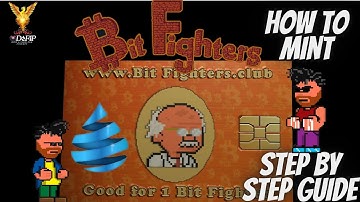 Drip Network Step by Step guide how to mint a bit fighter