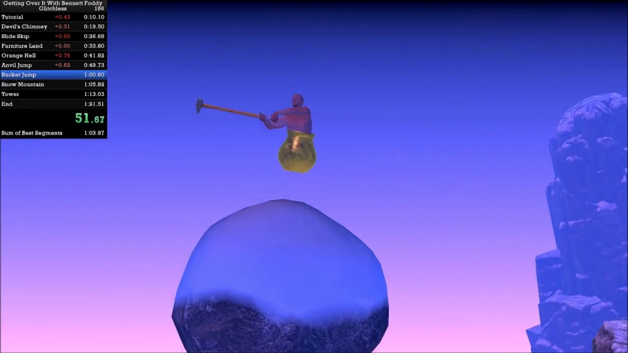 Getting Over It  World Record Speedrun in 1:17.729 - Daily Pixel