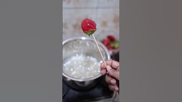 Thumbnail of Strawberry 🍓  Life Hack 🍭Strawberry Candy  #shorts #ytshorts #comedy #lifehacks #candy #chocolate