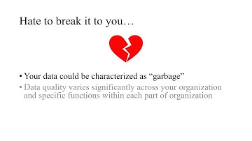 Data Analysis and the Garbage Phenomenon