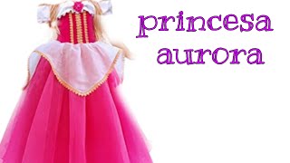 Como hacer un vestido de la princesa aurora disfraz