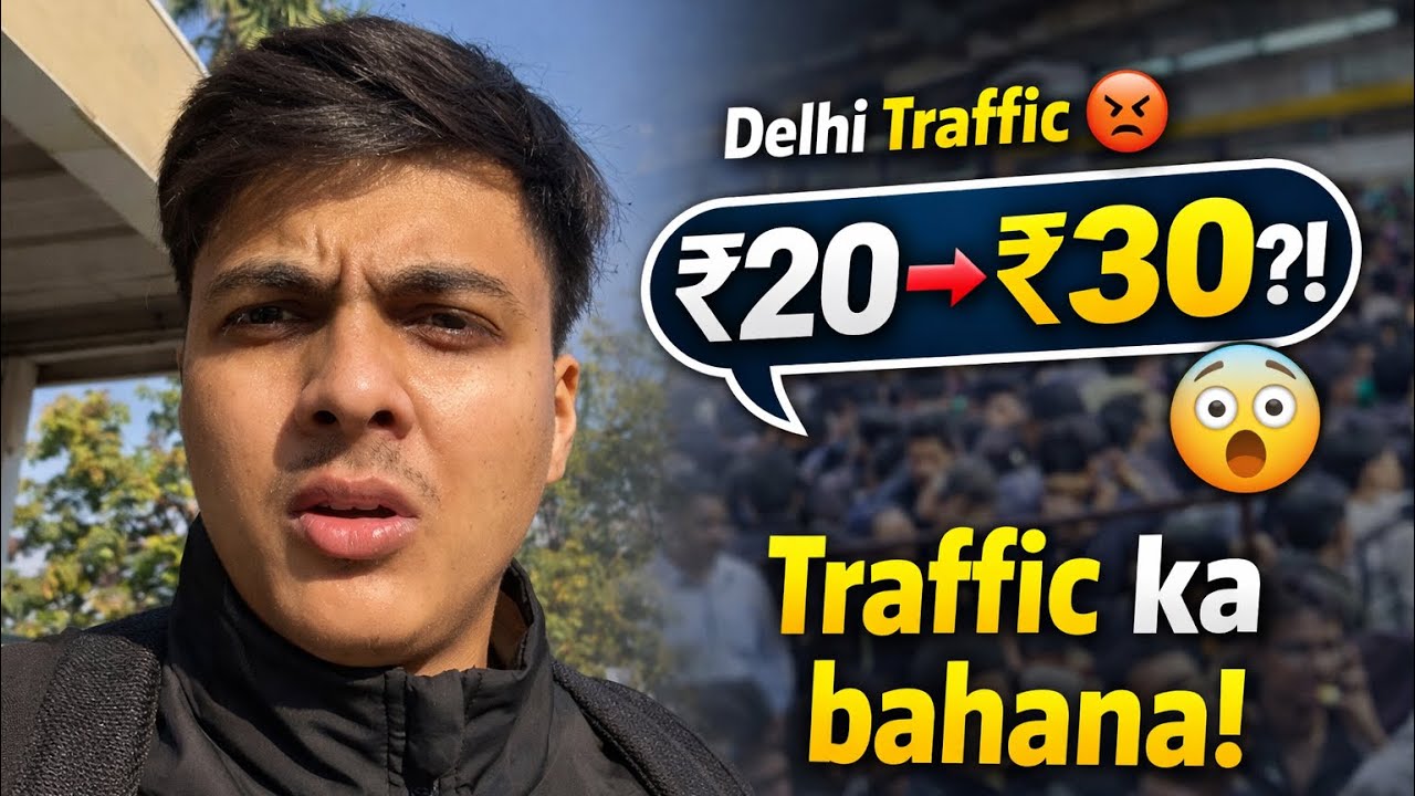 Traffic ka bahana ya loot? Auto ne fare badha diya! | Real Life Vlog