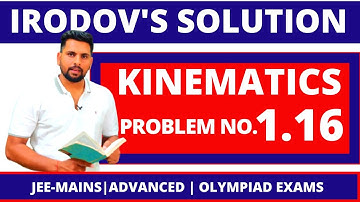 Irodov Solution 1.16 | Mechanics | Relative Motion | shortest distance | Jee Mains | Advanced | Neet