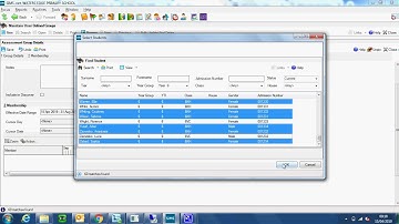 Creating KS2 Assessment User Defined Group
