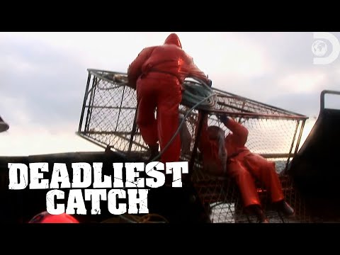 Facing Icy Winter Waters for Opilio Crabs | Deadliest Catch | Discovery