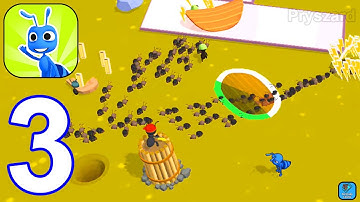 Ant Colony - Gameplay Walkthrough Part 3 Ant Army Commander New World Unlocked (iOS,Android)