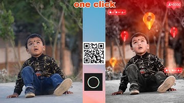 polarr QR code one click photo editing tutorial🔥||one click photo editing
