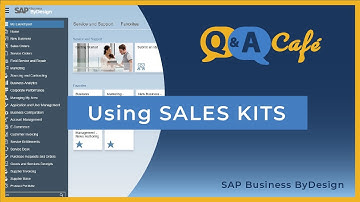 Q&A Café: Sales Kits - Alternative to Production Order in SAP Business ByDesign