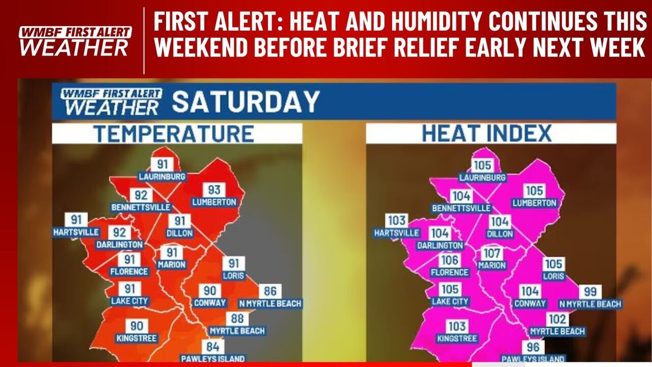 FIRST ALERT: Heat and humidity continues this weekend - YouTube