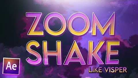 ZOOM SHAKE TRANSITION LIKE VISPER : After Effects AMV Tutorial