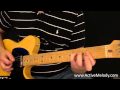 Rock / Blues Rhythm Guitar Lesson (Key of A)