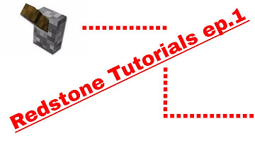 Redstone Tutorials ep. 1: Getting started