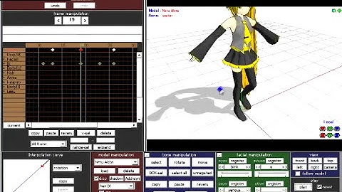 MMD motion tutorial walking cycle