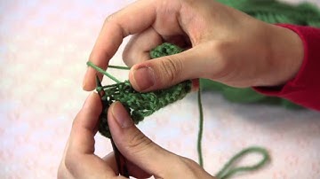 Switching From Stockinette to Garter Stitch : Knitting & Stitch Techniques