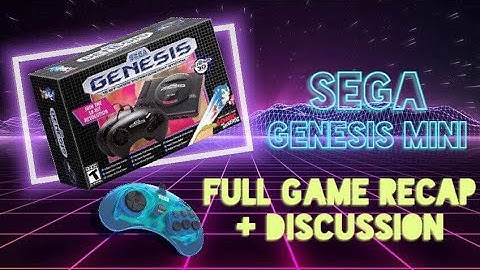 Sega Genesis Mini Final Games List | 6 Button Controller | Genesis Mini Tower??