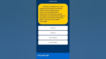 Scientists at CSIR-NCL Pune, with support from the Water Technology Initiative of the Departmen...