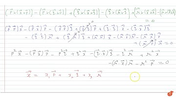 Let p, q, r be three mutually perpendicular vectors of the same magnitude. If a vector R satis...