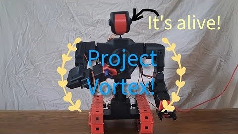 Project Vortex - my diy humanoid robot 🤖 ♥️ #robotics #3dprinting 