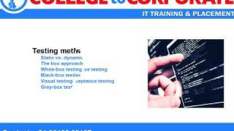 Software Testing Training in Chennai