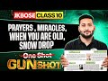 JKBOSE Class 10th English | Prayers , Miracles, When you are Old, Snow Drop | JKBOSE Wallah