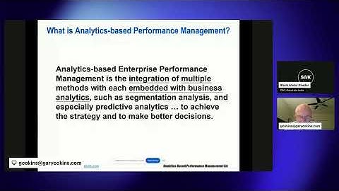 🌍 GMES – VE6 | 🎙️ Gary Cokins | 🔰 Analytics-Based EPM for Manufacturing Organizations.