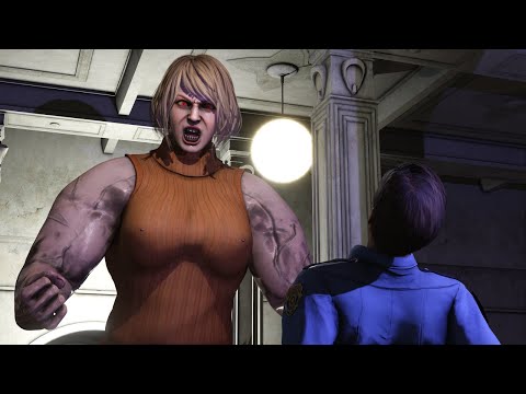 ashley Muscle Growth Transformation - Resident evil 4 remake