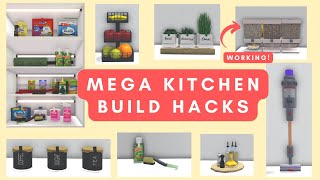 *MEGA* modern farmhouse *KITCHEN* BLOXBURG HACK COMPILATION - *realistic*  [ROBLOX