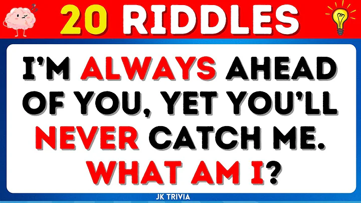 20 Riddles That Will Test Your Brain Speed |Brain Teasers & Riddle Quiz #riddleswithanswers #riddles