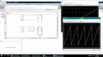 How to design a Pulse width modulation PWM signal using a clock timer block in Simulink?