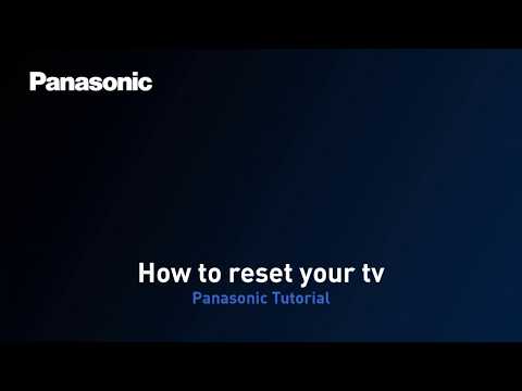 Panasonic TV – obnovení do továrního nastavení.  [CZ titulky]