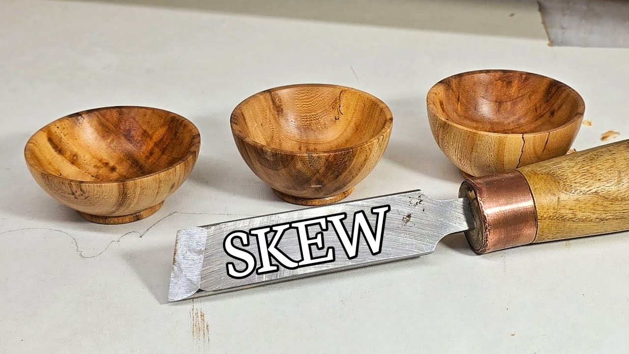Turning Bowls Using SKEW Chisel