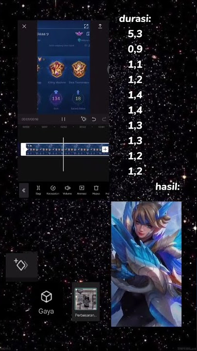 Tutorial edit viral tik tok mlbb capcut🔥