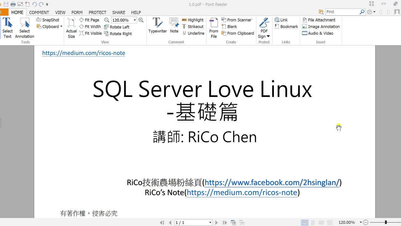 SQL Server Love Linux -基礎篇課程簡介 - YouTube