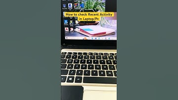 Check recent activity on Laptop/pc #shorts #viral