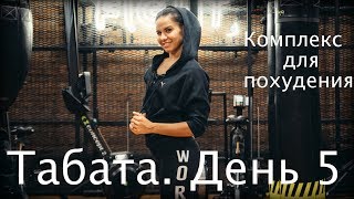 картинка: Табата - тренировка для снижения веса. День 5