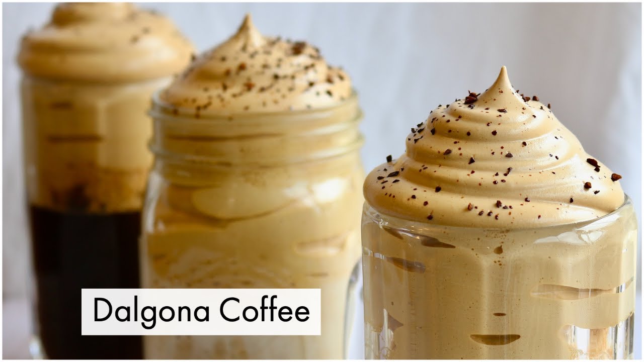 Dalgona Coffee Recipe  How To Make Dalgona Coffee 3 Ways  Ditch the Starbucks Foam